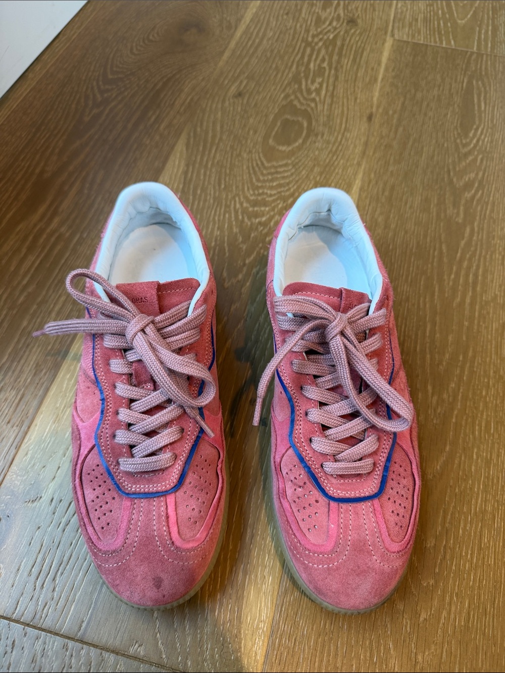 ALOHAS Pink Tb.490 RIFE Suede Sneakers - Picture 2 of 5